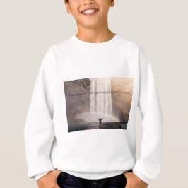 自分を知る名言 キッズスウェットシャツ Tシャツ