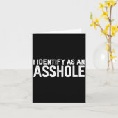 自分を穴として認識 面白い皮肉ミーム カード (黄色い花)