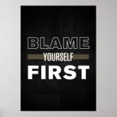 自分を第一に責める ポスター (正面)