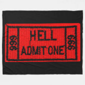 自分を絶対認める フリースブランケット (正面(横))