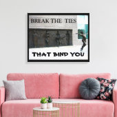 自分を縛る絆を断つ キャンバスプリント (インサイチュ (リビング))