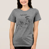 「自分を表現して」コーヒーTシャツ トライブレンドTシャツ (正面)