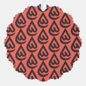 自分を表現できるArdhonデザイン オーナメントカード (裏面)