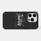 自分を見つける美的タイポグラフィiPhoneケース iPhoneケース (裏面横)