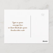 自分を見つけ走てパークジョガーやる気を起こさせる ポストカード (裏面)