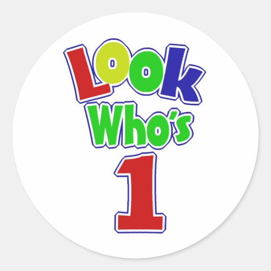 自分を見る ラウンドシール (正面)