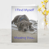 自分を見恋しく思つけた……グリーティングカード カード (黄色い花)