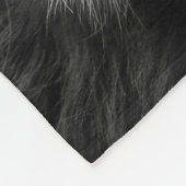 自分を覚えているライオン フリースブランケット (角)