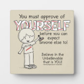 自分を認めよう フォトプラーク (正面)