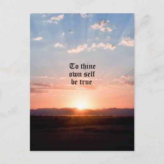 自分を認める ポストカード (正面)