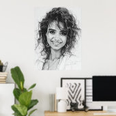 自分を誰にでも、または任意のスタイル ポスター (ホームオフィス)