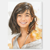 自分を誰にでも、または任意のスタイル マグネット (正面)