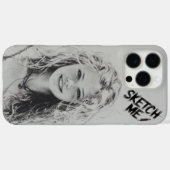 自分を誰にでも、または任意のスタイル Case-Mate iPhoneケース (裏面 (横))