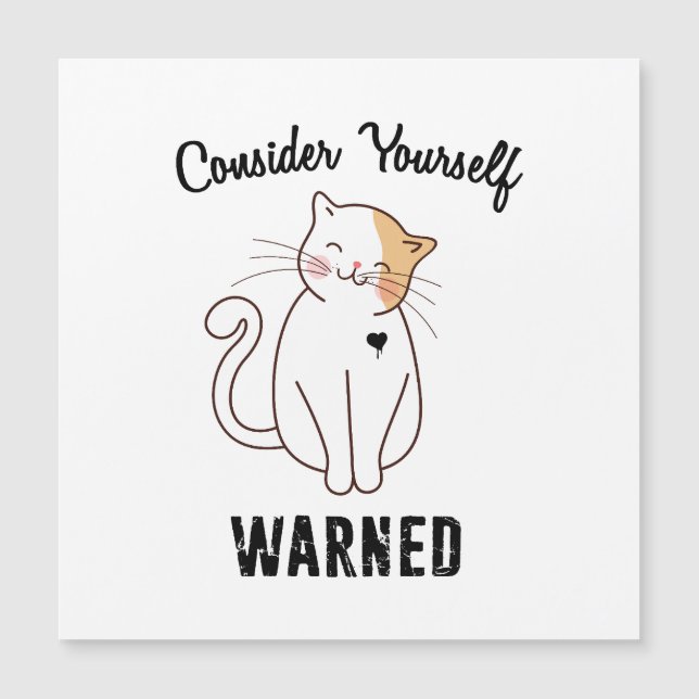 自分を警告悪猫だと思え (正面)