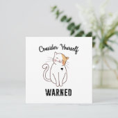 自分を警告悪猫だと思え カード (スタンド正面)