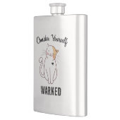 自分を警告悪猫だと思え フラスク (左)