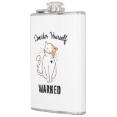 自分を警告悪猫だと思え フラスク (左)