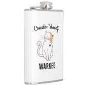 自分を警告悪猫だと思え フラスク (右)