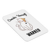 自分を警告悪猫だと思え マグネット (右側)