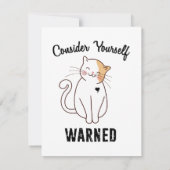 自分を警告悪猫だと思え 出欠カード (裏面)