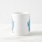 自分を責めるなスローガンマグ コーヒーマグカップ (中央)