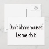 自分を責めるな ポストカード (正面/裏面)