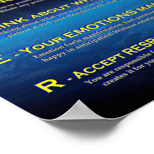 自分を集中しろ！ ポスター (角)