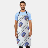 自分を非常に考え勇敢なアドバイスに高める エプロン (着用した状態)