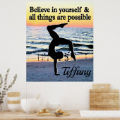 自分インスパイア信じでポスターを張ってパーソナライズされたいる ポスター (キッチン)