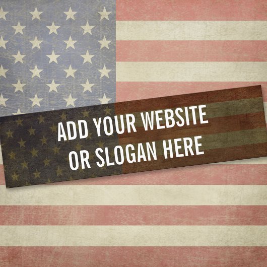 自分カスタマイズのバンパーステッカー バンパーステッカー