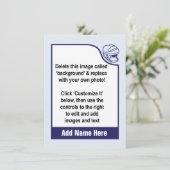 自分カスタマイズのホッケーのトレーディングカード (スタンド正面)