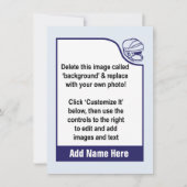 自分カスタマイズのホッケーのトレーディングカード (正面)