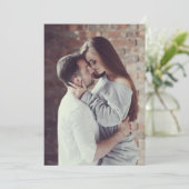 自分カスタマイズの写真 サンキューカード (スタンド正面)