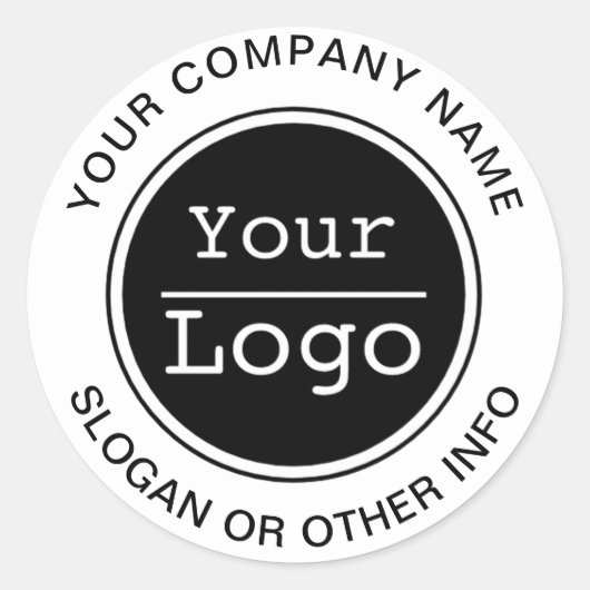 自分カスタムのクラシックラウンドのシール ラウンドシール (正面)