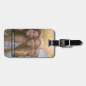 自分カスタムのスナップチャットミームで写真を撮影 ラゲッジタグ (正面横)