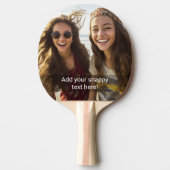 自分カスタムのスナップチャットミームで写真を撮影 卓球ラケット (正面)