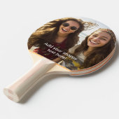 自分カスタムのスナップチャットミームで写真を撮影 卓球ラケット (正面アングル)