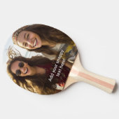 自分カスタムのスナップチャットミームで写真を撮影 卓球ラケット (横)