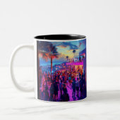 自分カスタムのモダンテンプレートに合わせてシンプルカスタマイズ ツートーンマグカップ (左)