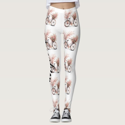 自分カスタムの写真とコラージュを作成する レギンス (正面)