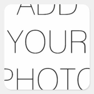 自分カスタムの写真または文字の追加 スクエアシール