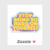 自分ストップに懸命すること シール (シート)