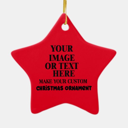 自分パーソナライズされたのクリスマスを作る セラミックオーナメント (裏面)