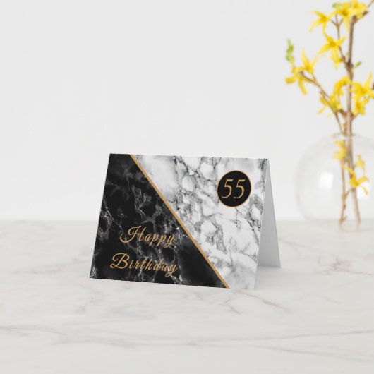 自分パーソナライズされたのデザイン誕生日カード（年別） カード (黄色い花)