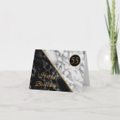 自分パーソナライズされたのデザイン誕生日カード(年別) カード (正面)