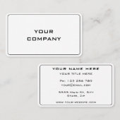 自分パーソナライズされたのデザイン 名刺 (正面/裏面)