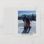 自分パーソナライズされたのフォトフラットカードの追加 (正面/裏面)