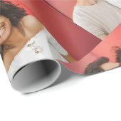 自分パーソナライズされたの写真をアップロードカスタムする ラッピングペーパー (ロールコーナー)