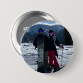 自分パーソナライズされたの写真を追加する 缶バッジ (正面&裏面)