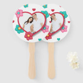 自分パーソナライズされたの写真を追加 |ハンドファン ハンドファン (正面&裏面)